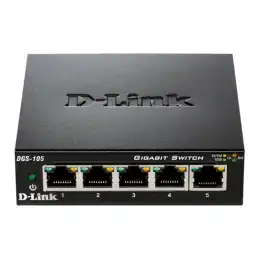 D-Link DGS 105 - Commutateur - 5 x 10 - 100 - 1000 - de bureau (DGS-105)_2